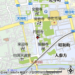 島根県松江市寺町121周辺の地図