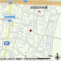 神奈川県厚木市金田740周辺の地図