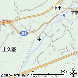 長野県飯田市上久堅下平166-1周辺の地図