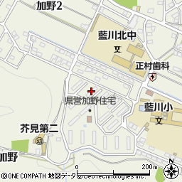 県営加野住宅Ｈ２周辺の地図