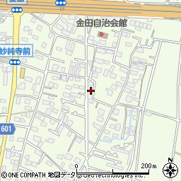 神奈川県厚木市金田739-2周辺の地図