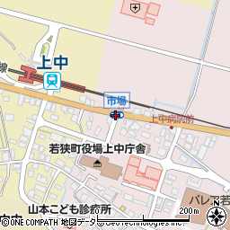 市場周辺の地図