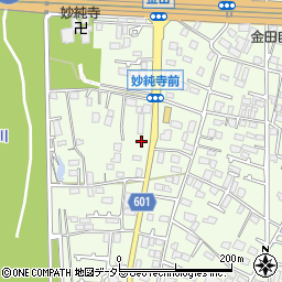 神奈川県厚木市金田327周辺の地図