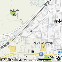 京都府舞鶴市森本町17-1周辺の地図