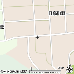 兵庫県豊岡市日高町野1231-1周辺の地図