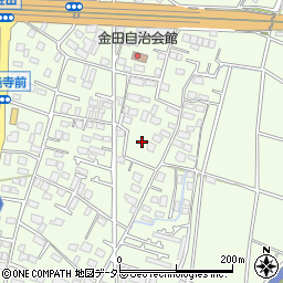 神奈川県厚木市金田723周辺の地図