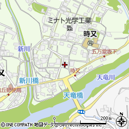 長野県飯田市時又505周辺の地図