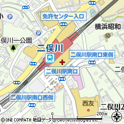 ユニクロジョイナステラス二俣川店周辺の地図
