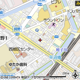 日本カイロプラクティックセンター　横浜西口研究室周辺の地図