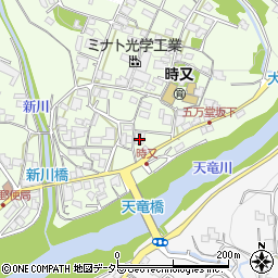 長野県飯田市時又508-6周辺の地図