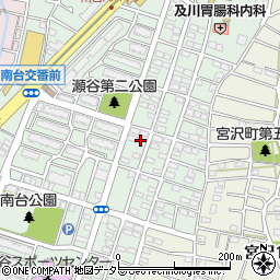 神奈川県横浜市瀬谷区南台1丁目周辺の地図