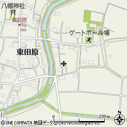 岐阜県関市東田原585周辺の地図