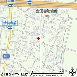 神奈川県厚木市金田739-4周辺の地図