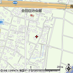 神奈川県厚木市金田725周辺の地図