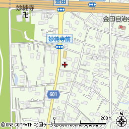 神奈川県厚木市金田339-1周辺の地図