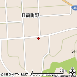 兵庫県豊岡市日高町野971-2周辺の地図
