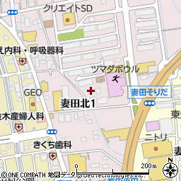 神奈川県厚木市妻田北1丁目11-30周辺の地図