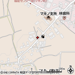 マキノ沢郵便局周辺の地図
