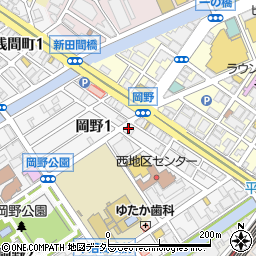 安安 横浜西口店周辺の地図