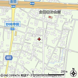 神奈川県厚木市金田739周辺の地図