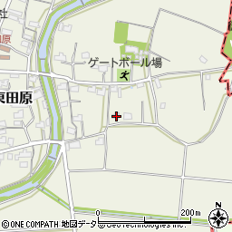 岐阜県関市東田原531周辺の地図