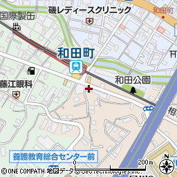 アート和田町音楽院周辺の地図
