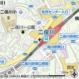 餃子の王将 二俣川駅前店周辺の地図
