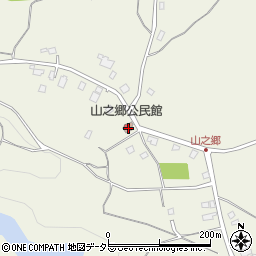 山之郷公民館周辺の地図