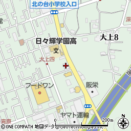 はま寿司綾瀬大上店周辺の地図