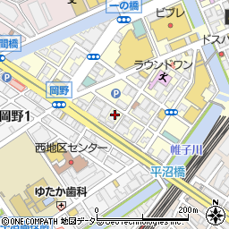 じゃんぱら　横浜店周辺の地図