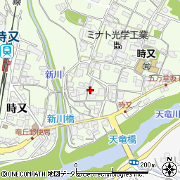 長野県飯田市時又498-3周辺の地図