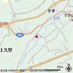長野県飯田市上久堅171周辺の地図