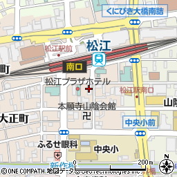 松江ユニバーサルホテル別館周辺の地図