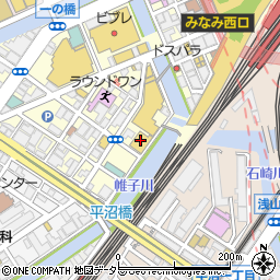 横浜相鉄スクエア周辺の地図