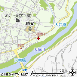長野県飯田市時又459周辺の地図
