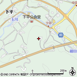 長野県飯田市上久堅下平8076周辺の地図