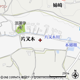 千葉県市原市片又木周辺の地図