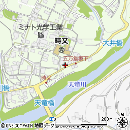 長野県飯田市時又454周辺の地図