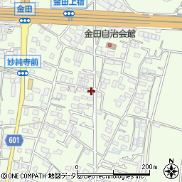 神奈川県厚木市金田738-1周辺の地図