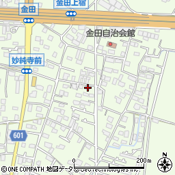 神奈川県厚木市金田738周辺の地図