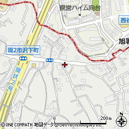 神奈川県横浜市旭区市沢町320周辺の地図