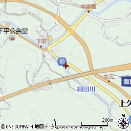 長野県飯田市上久堅3949周辺の地図