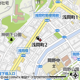 マークス横濱浅間町周辺の地図