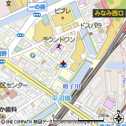 腹黒屋 横浜周辺の地図
