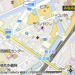 居酒屋 浜ちゃん 横浜周辺の地図