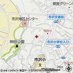 神奈川県横浜市旭区市沢町704-25周辺の地図