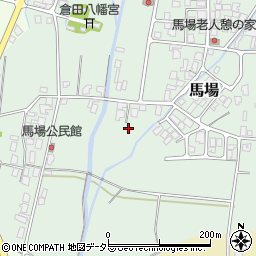 鳥取県鳥取市馬場周辺の地図