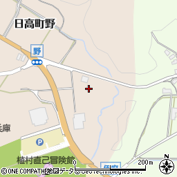 兵庫県豊岡市日高町野628周辺の地図