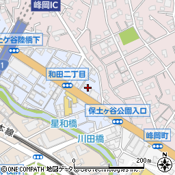 サンライク和田町周辺の地図