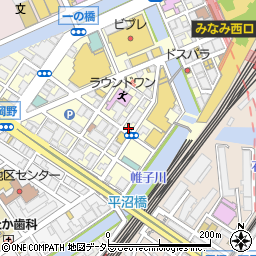 横浜アカマル屋 西口本店周辺の地図